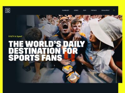 Crafting Creating a digital presence for sports broadcaster DAZN