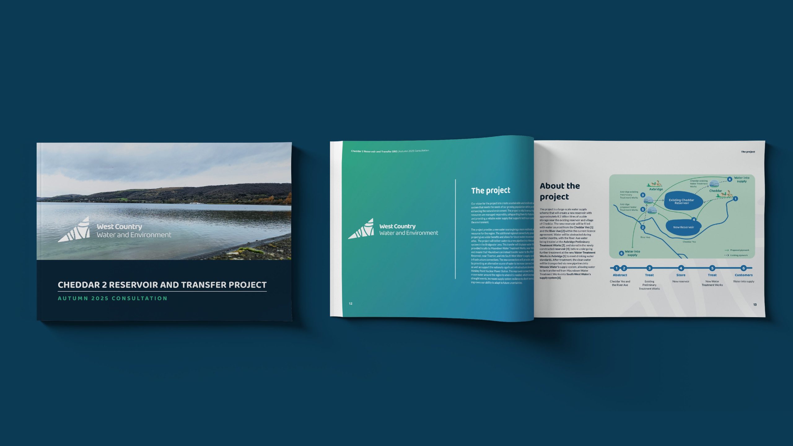 Cover and spread of the WCWE consultation booklet