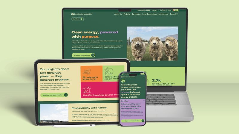 BSR website on a mobile, tablet and laptop