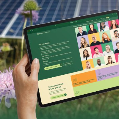 BSR website on a tablet